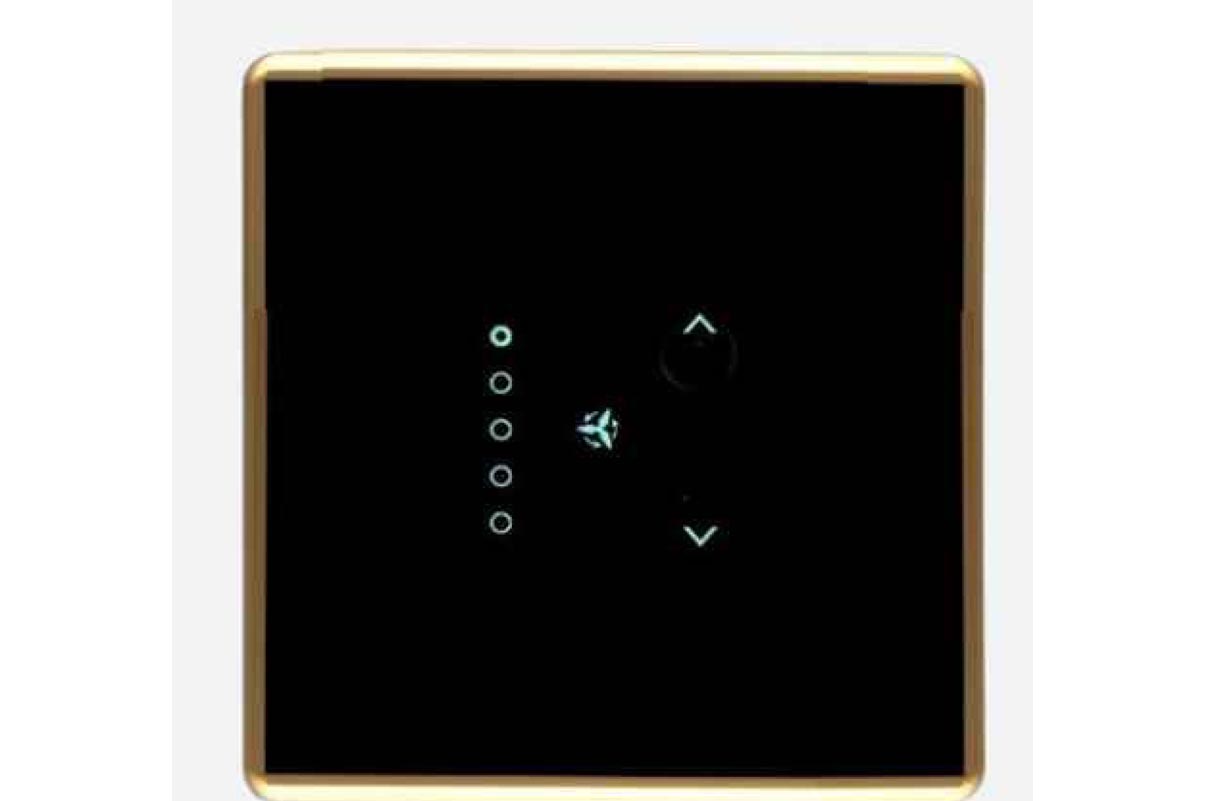 Full Glass Touch Fan 1 Socket (1-10A)